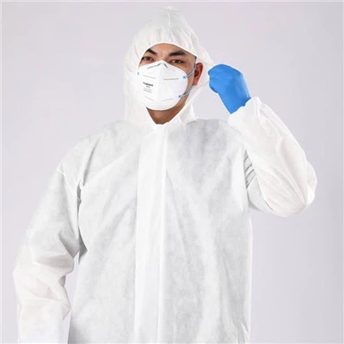 Coverall heb ei wehyddu
