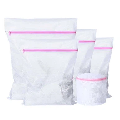 Bagiau Golchi Rhwyll Gyda Zipper