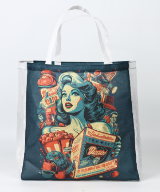 PLA Bagiau Llawnlliw heb eu gwehyddu